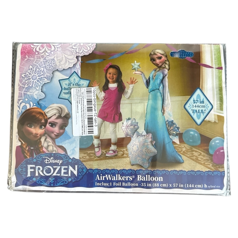Anagram‎ Frozen's Elsa The Snow Queen Airwalker Birthday Balloons Decoration57"